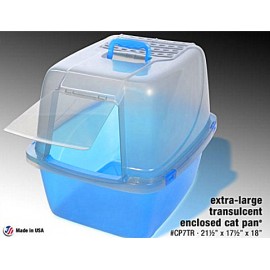 透明巨型有蓋貓廁所